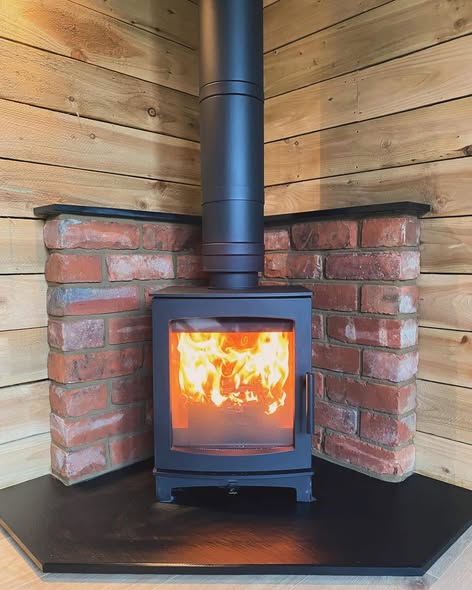 Compact twin wall stove installation