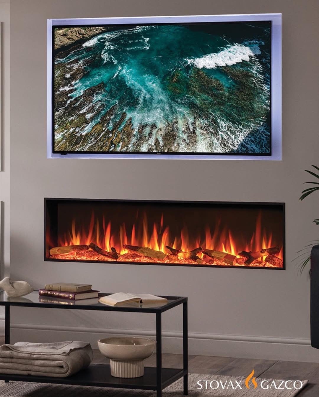 Gazco Estudio 135R media wall
