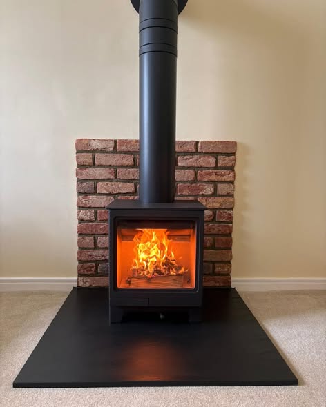 Allure 4 Wood Burning Stove Installation in Felton view 2