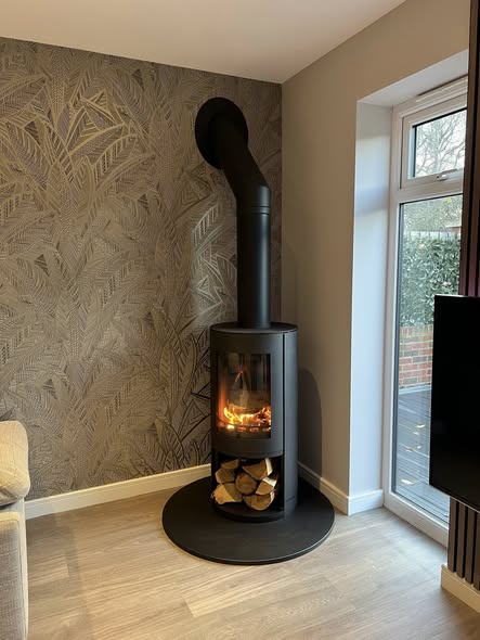 Rondo Wood Burning Stove Installation in Killingworth