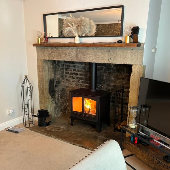 Herald 14 Double Door Stove Installation in Cramlington