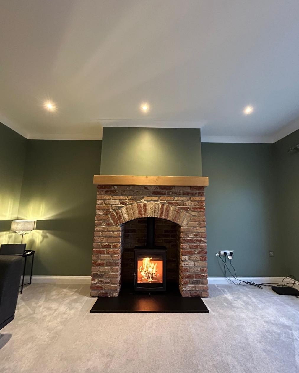100-Year-Old Fireplace Restored with Ecoflame 2 Stove