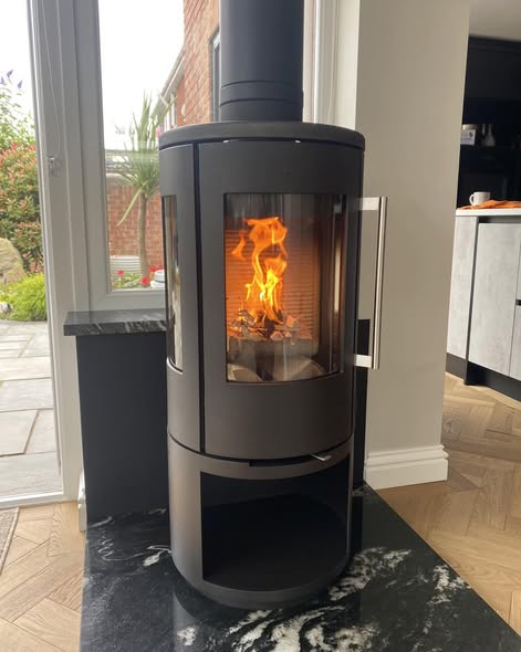 Morso 7443 Stove Installation in a Conservatory