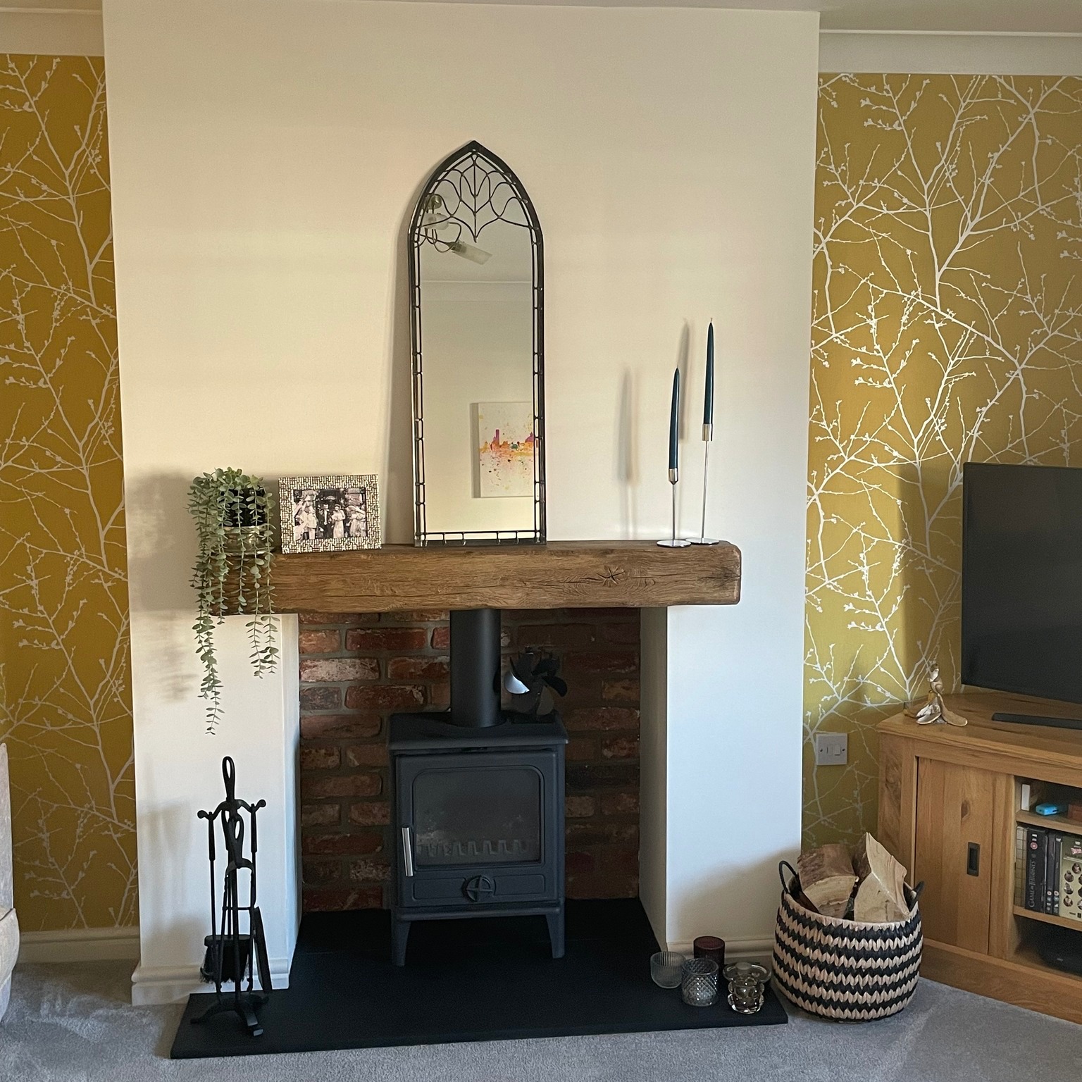 CastTec Nevis T5 Feature Chimney Breast in Blyth