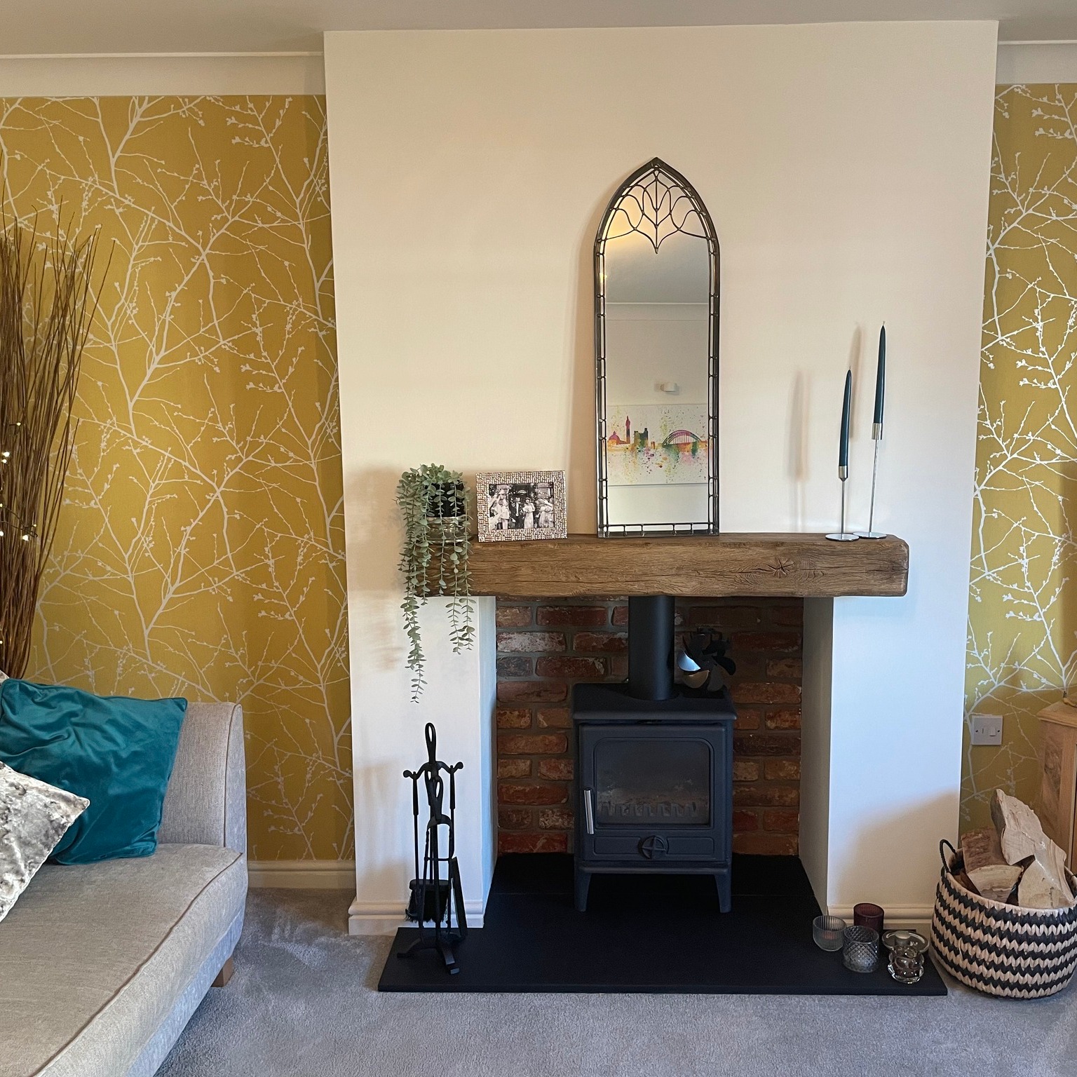 CastTec Nevis T5 Feature Chimney Breast in Blyth