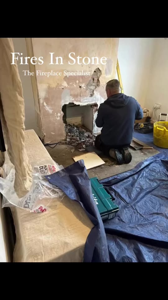 CastTec Nevis T5 Feature Chimney Breast in Blyth