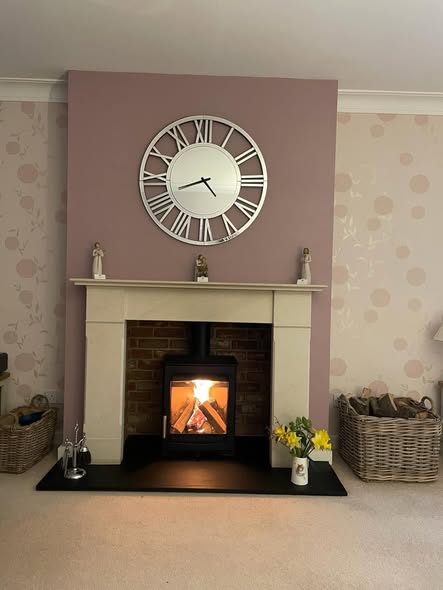 Di Lusso R4 Euro Stove with Italian Slate Hearth in Killingworth