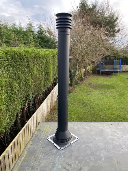 Wood Burning Stove Installation in Timber Garden Room