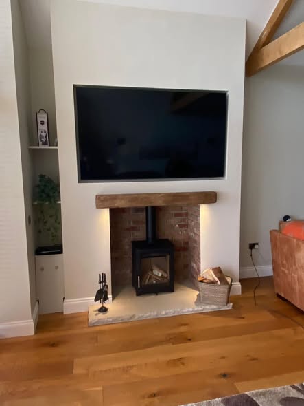 Onyx Orbit Suspended Electric Fire in Stannington
