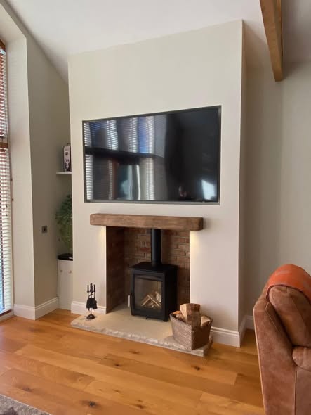 Onyx Orbit Suspended Electric Fire in Stannington