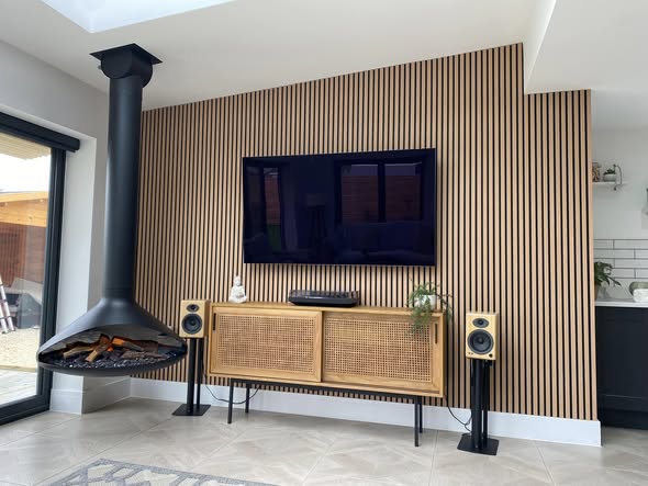 Onyx Orbit Suspended Electric Fire in Stannington