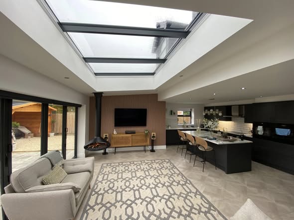 Onyx Orbit Suspended Electric Fire in Stannington