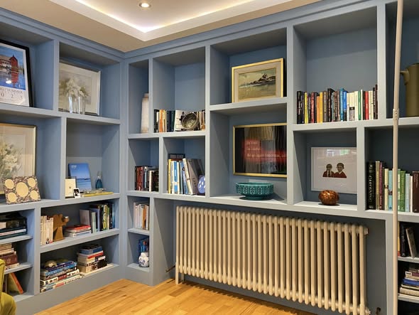 Feature Chimney Breast with Wood Burning Stove and Inset TV