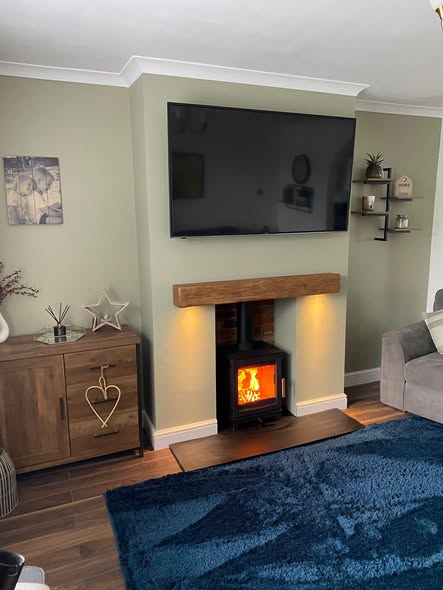 Ovale Wood Burning Stove Installation in Blyth