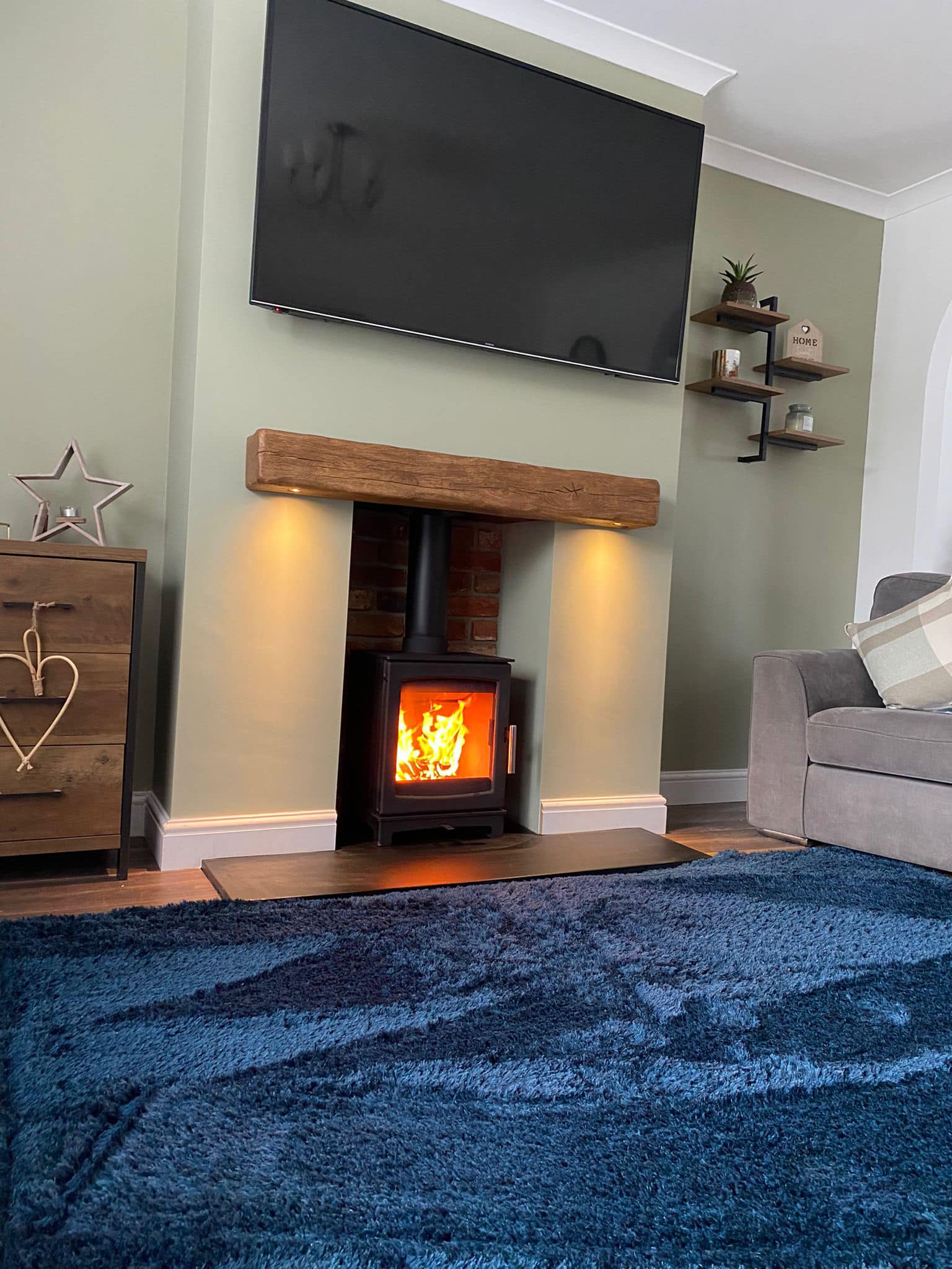 Ovale Wood Burning Stove Installation in Blyth