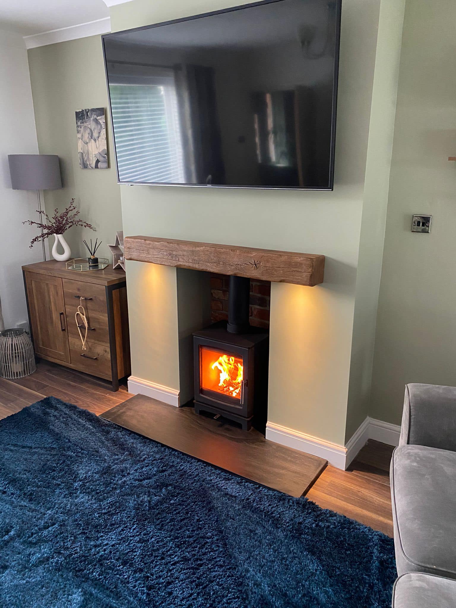 Ovale Wood Burning Stove Installation in Blyth