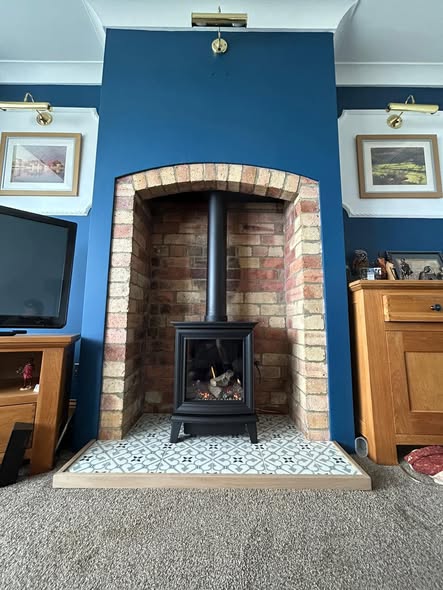 Traditional Open Fire Installation in Warkworth