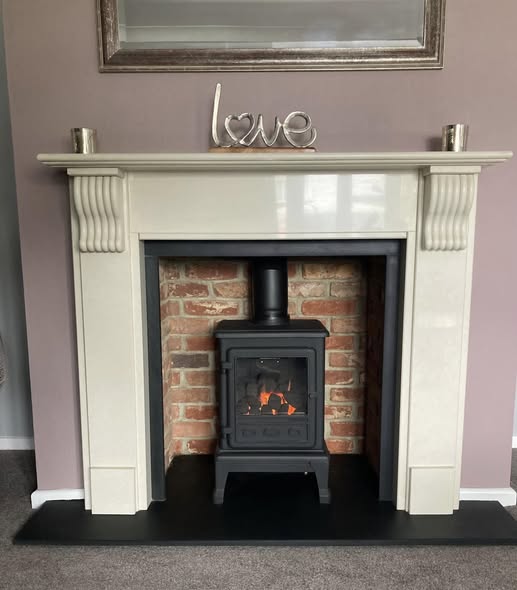 Firefox 5 Gas Stove Fireplace Renovation in Blyth