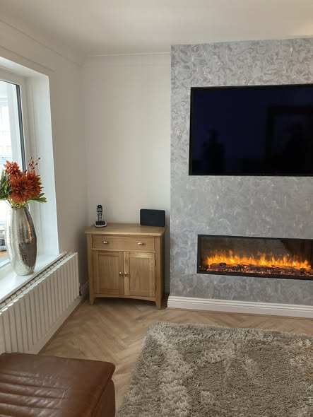 Gazco eReflex Media Wall in Ashington