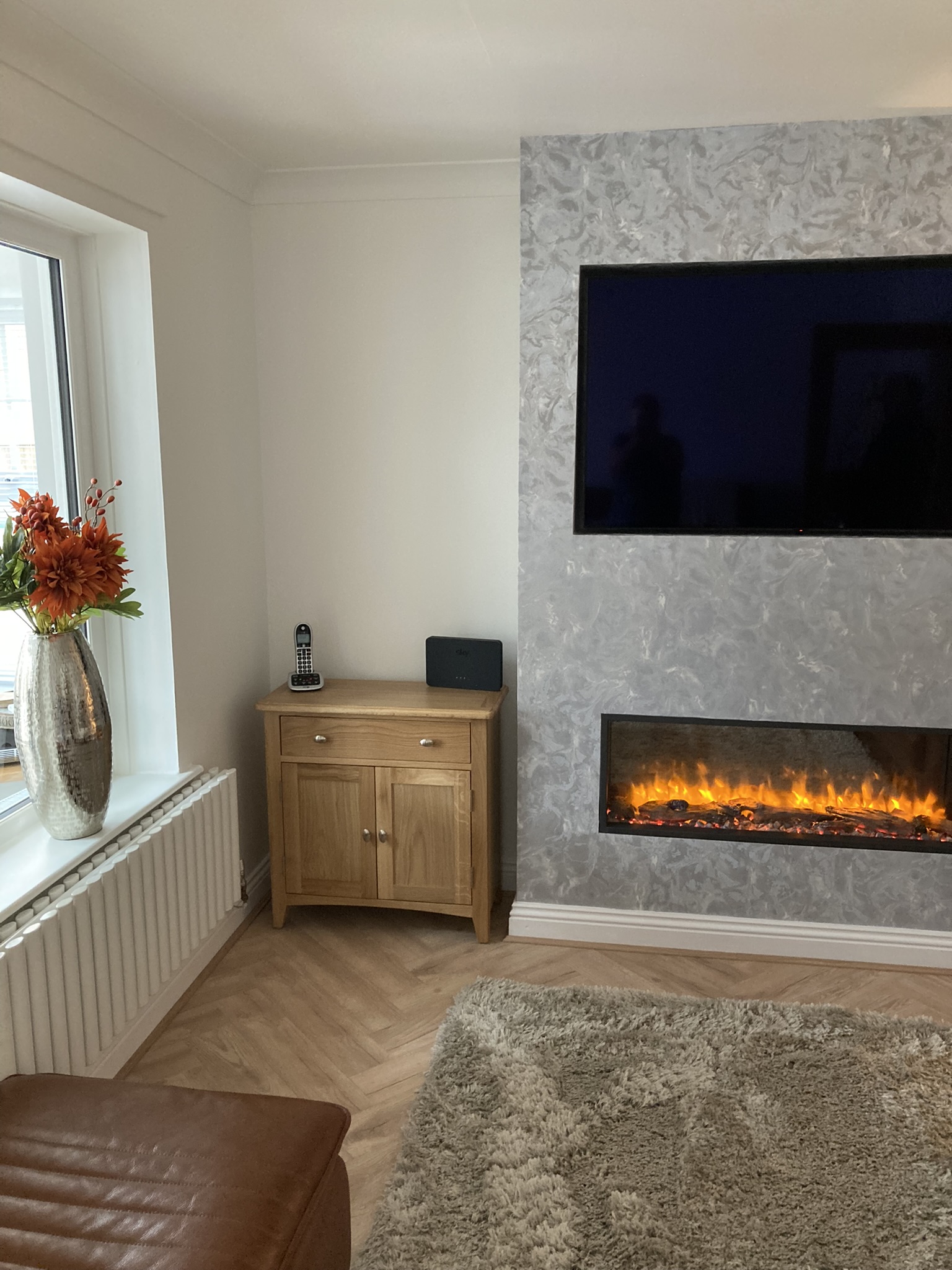 Gazco eReflex Media Wall in Ashington