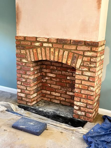 Flat Wall Transformed into Cosy Fireplace Feature