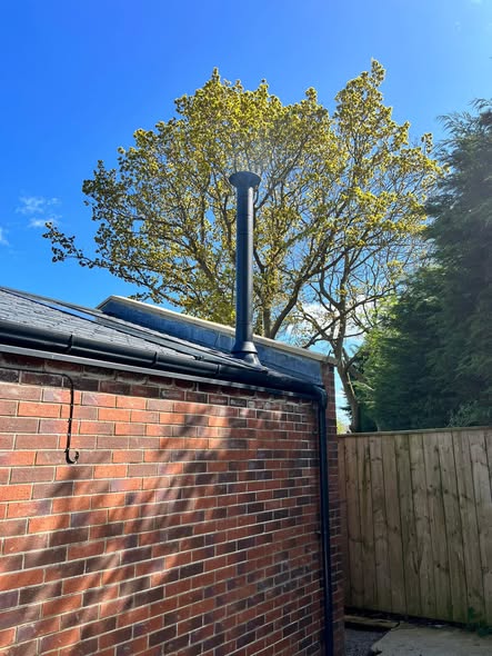 Cream Enamel Bassington Multifuel Stove Replacement in Ulgham