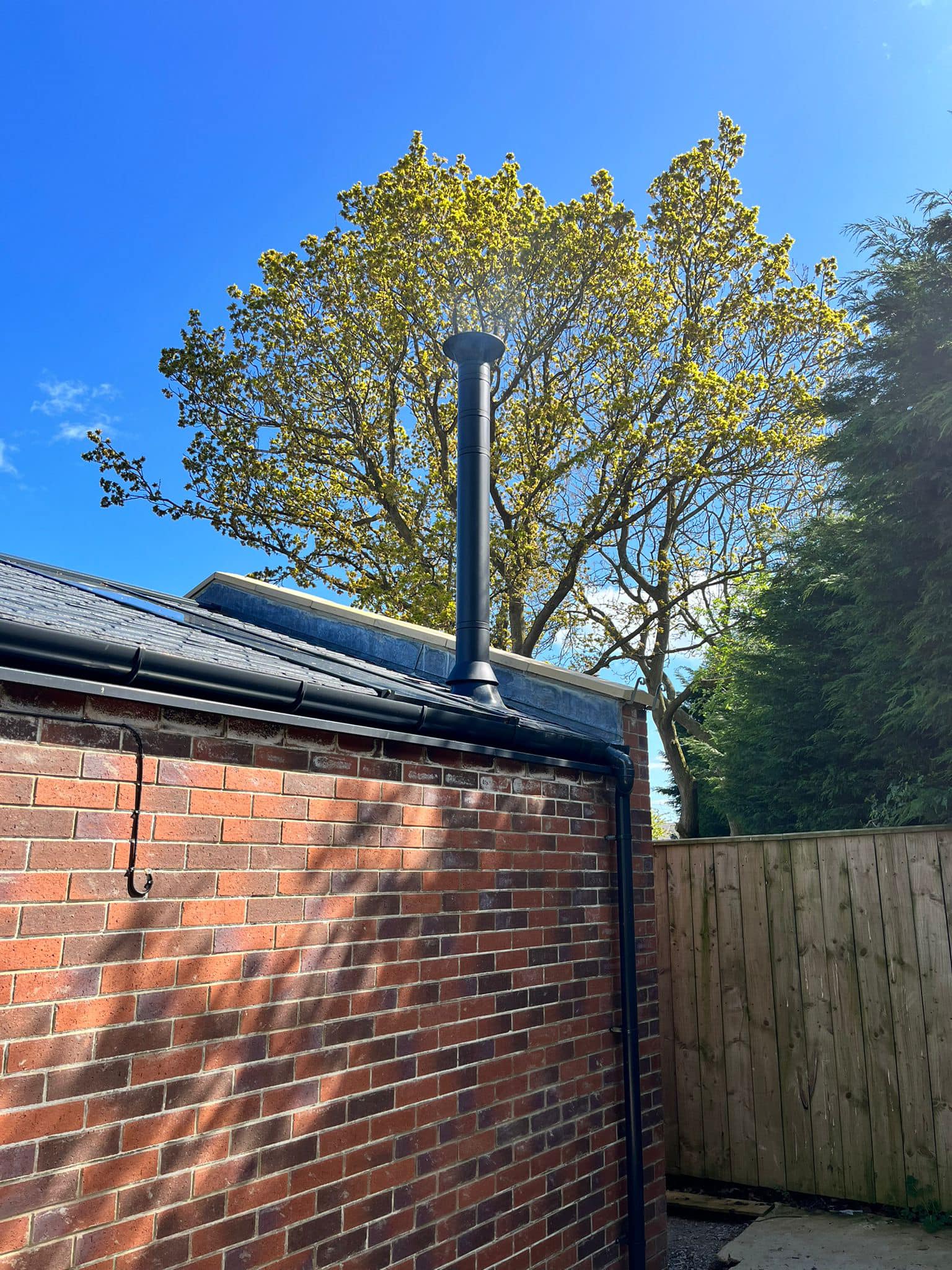 Cream Enamel Bassington Multifuel Stove Replacement in Ulgham