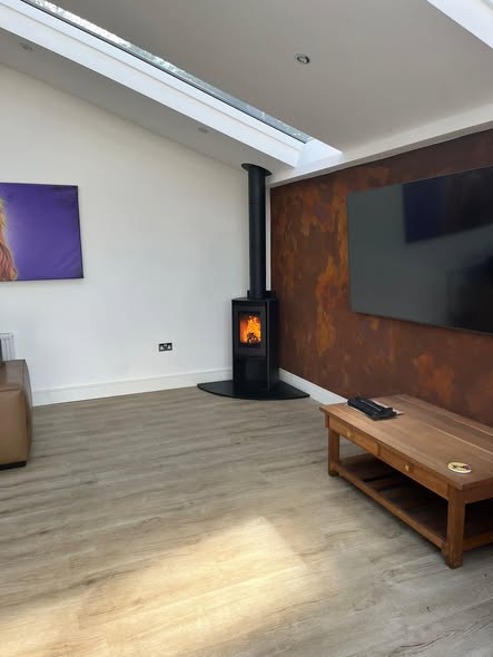 Di Lusso R4 Euro Eco Wood Burning Stove Installation