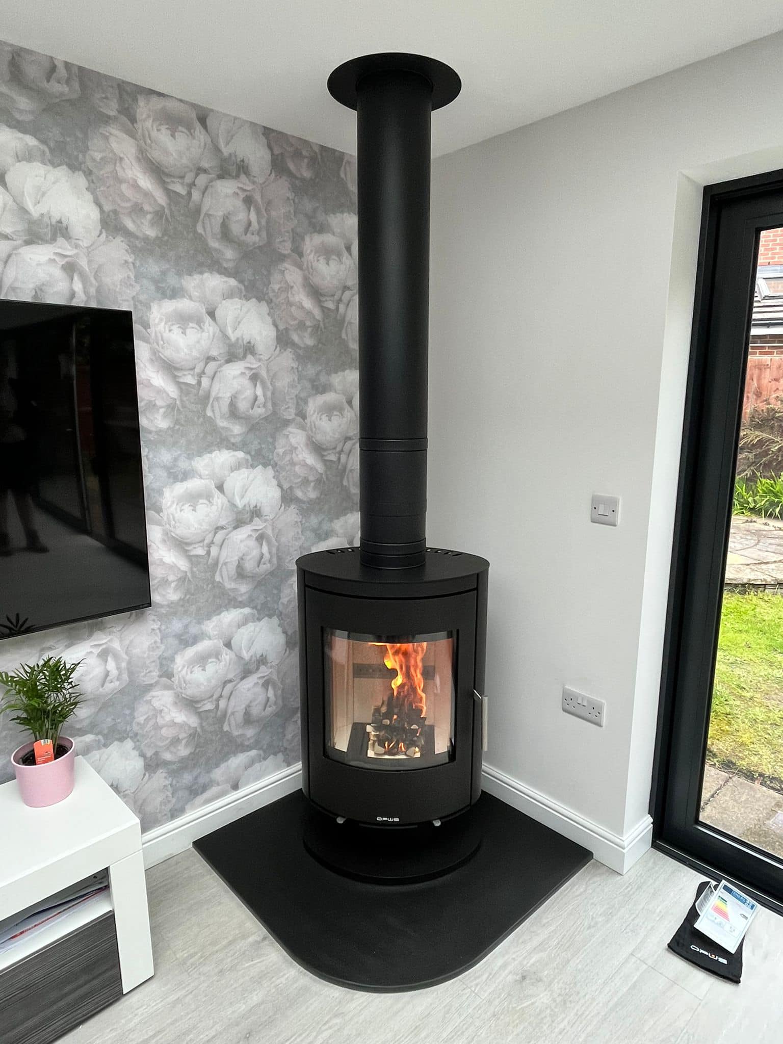 Di Lusso R4 Euro Eco Wood Burning Stove Installation