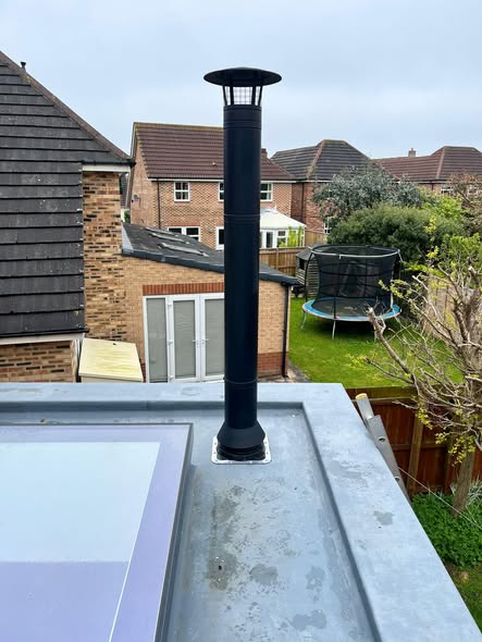 Opus Harmony Stove Installation in a Modern Extension