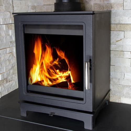 Blyth Feature Chimney Breast with Stove and External Flue