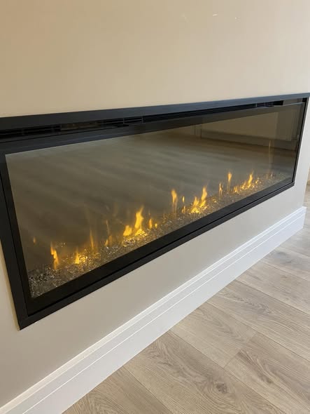 Dimplex Ignite XL Media Wall in Gosforth Flat