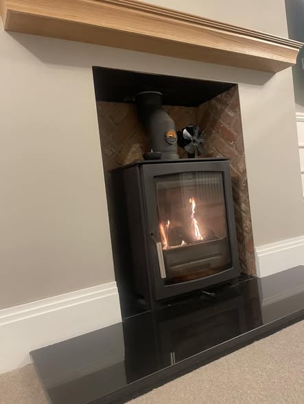 Herald Allure 7 Wood Burning Stove Installation in Walsall