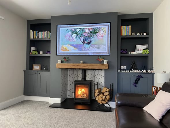 Ovale Pedestal Stove Installation in Alnwick