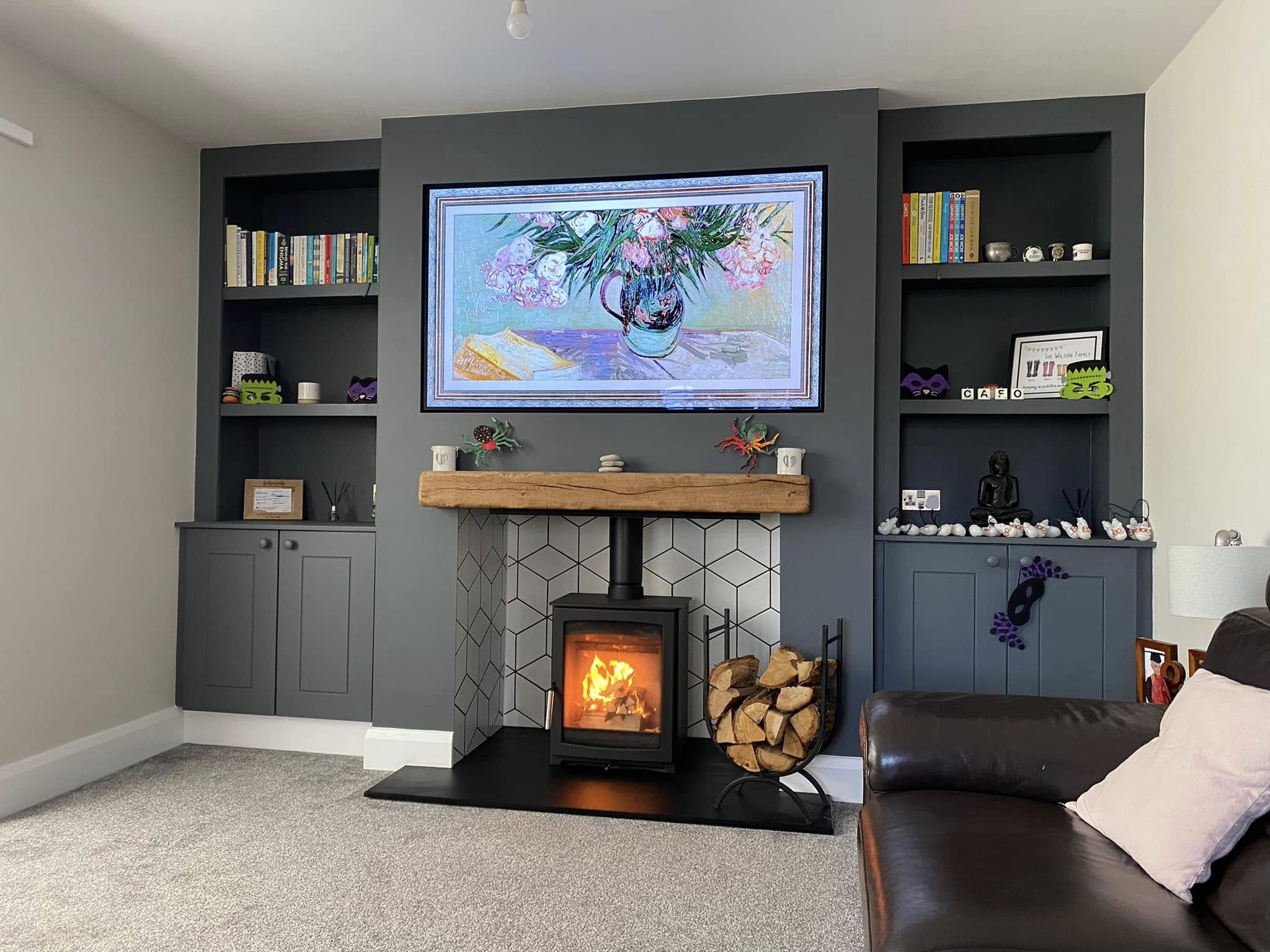 Ovale Pedestal Stove Installation in Alnwick