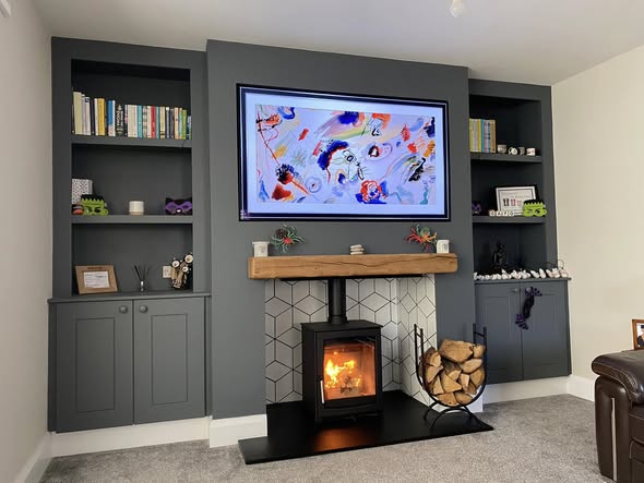 Ovale Pedestal Stove Installation in Alnwick