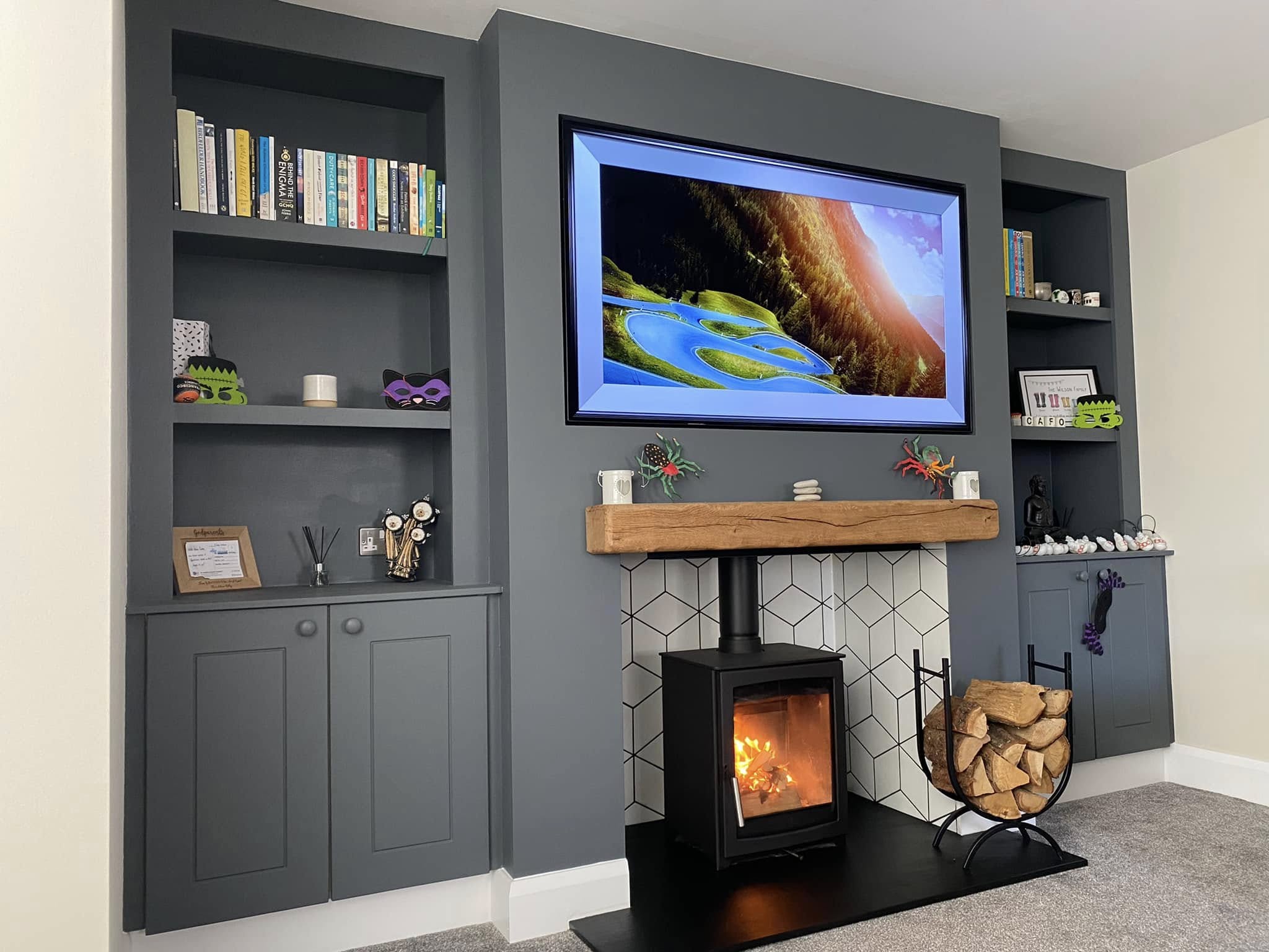 Ovale Pedestal Stove Installation in Alnwick
