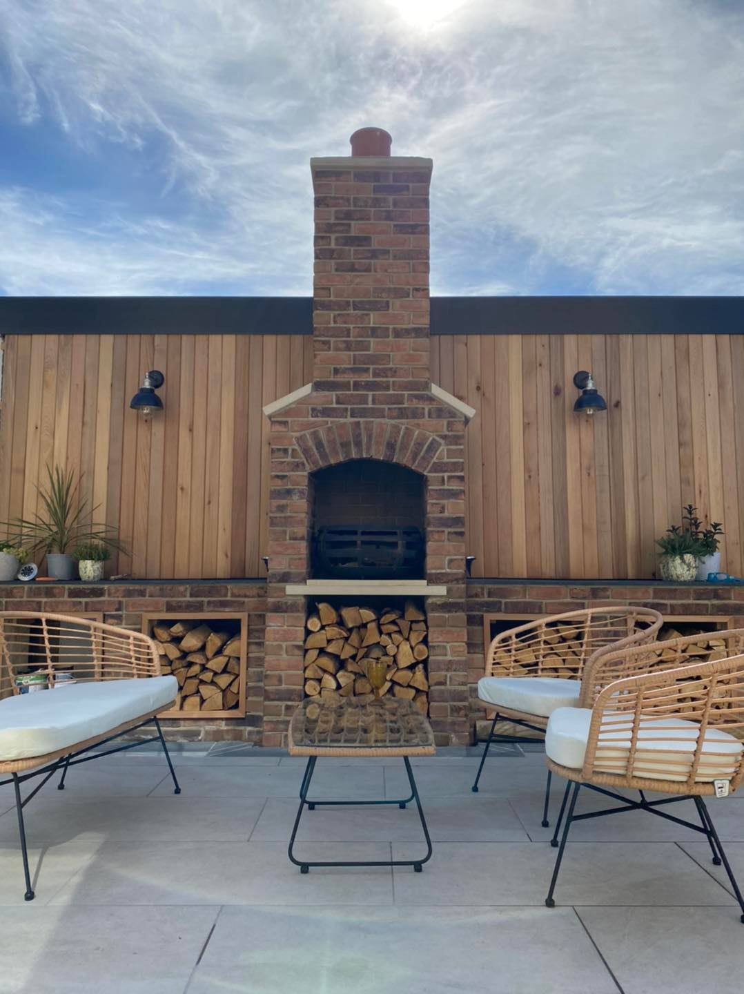 Outdoor Fireplace and Kitchen Project
