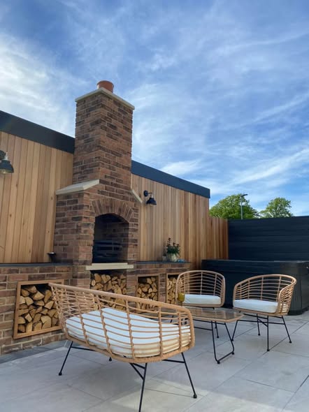 Outdoor Fireplace and Kitchen Project