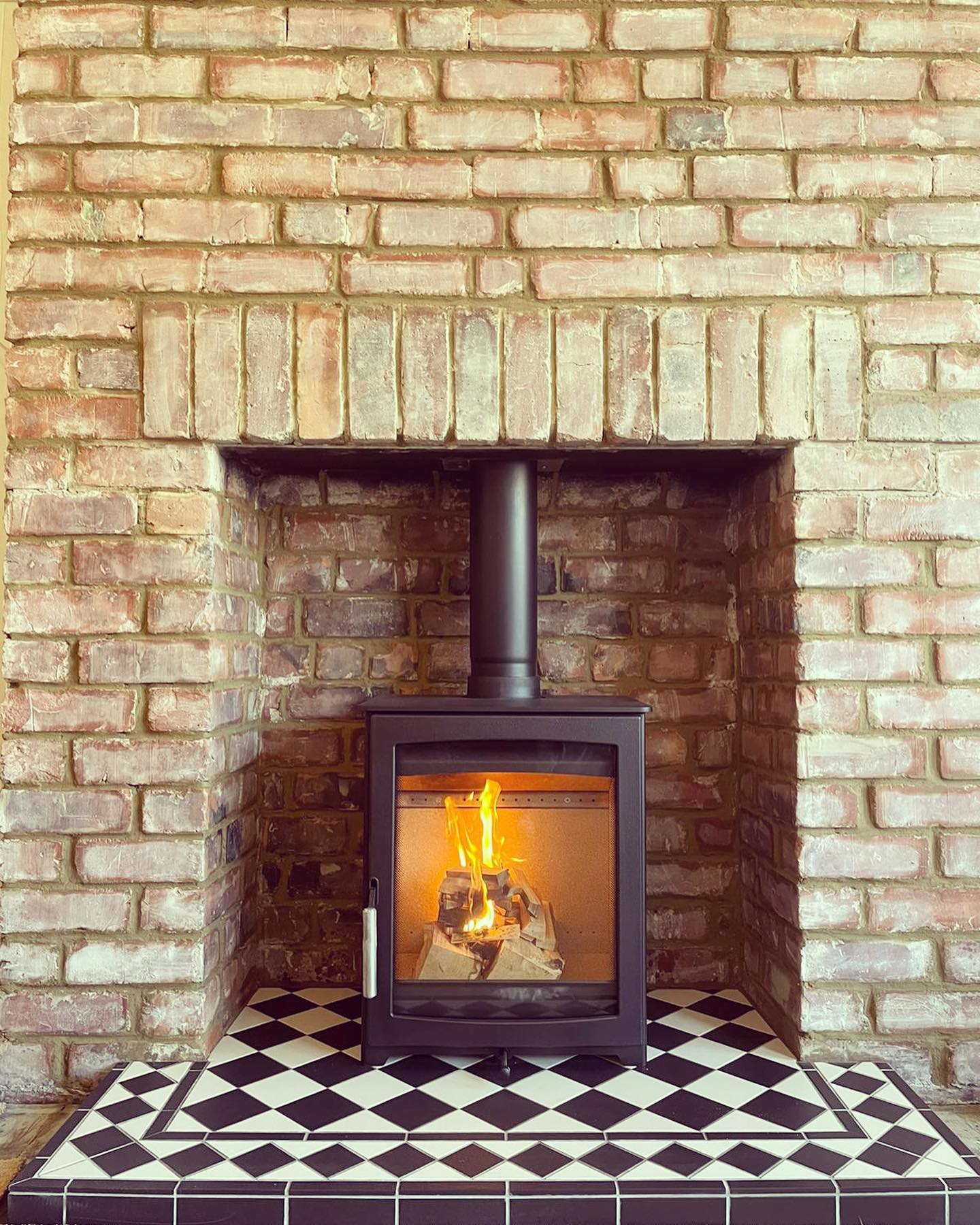 Whitley Bay Fireplace Restoration with Exposed Brickwork