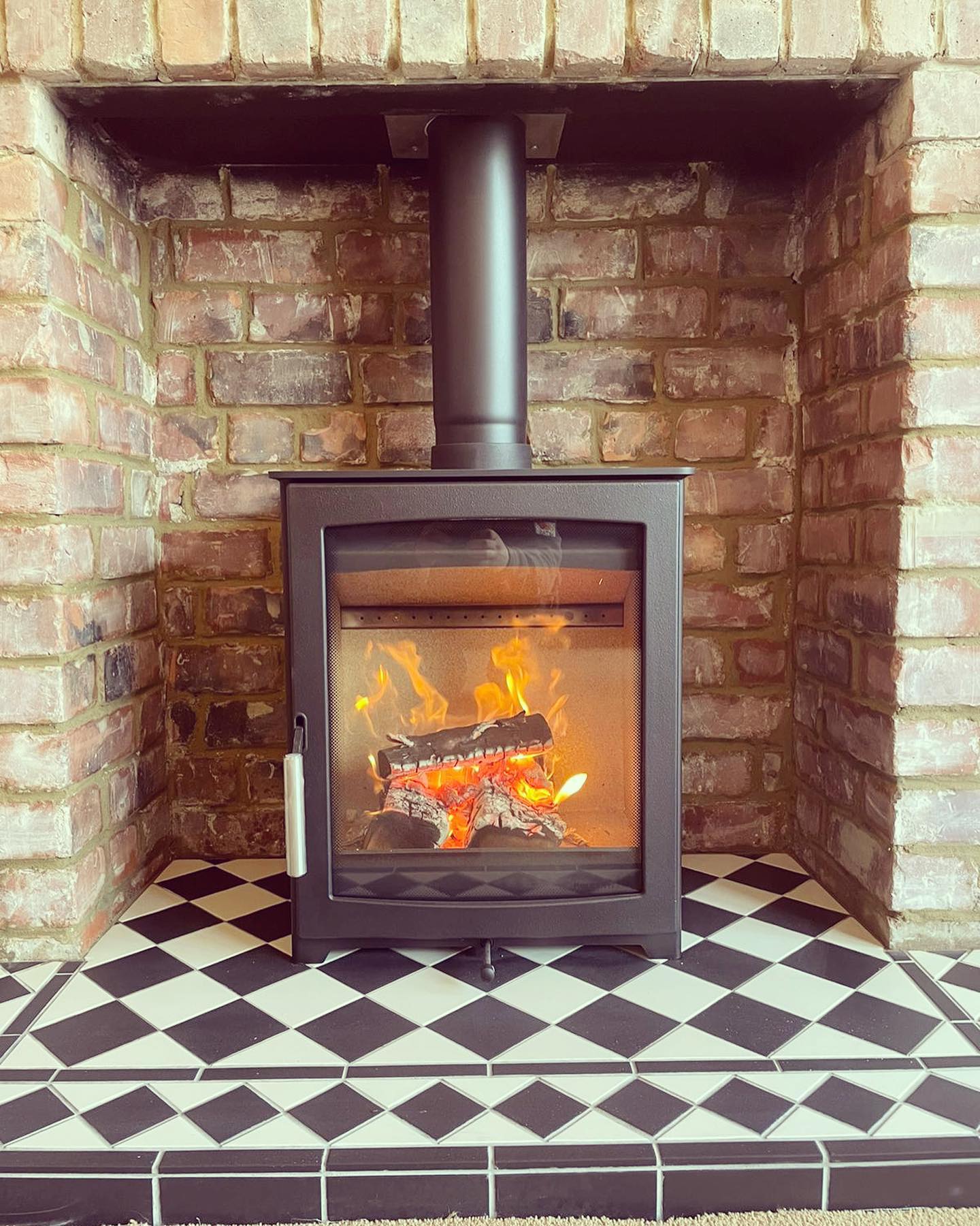 Whitley Bay Fireplace Restoration with Exposed Brickwork