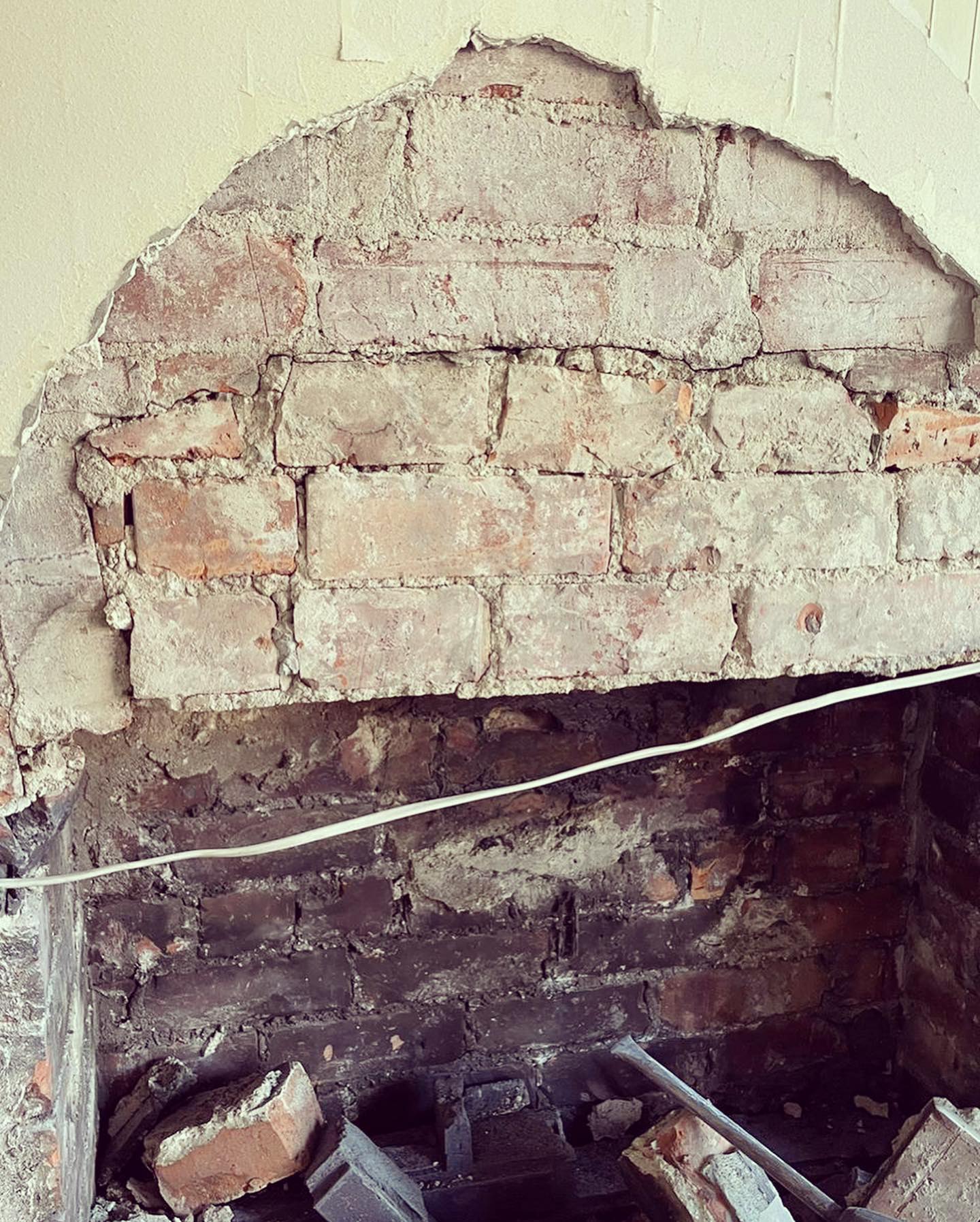 Whitley Bay Fireplace Restoration with Exposed Brickwork