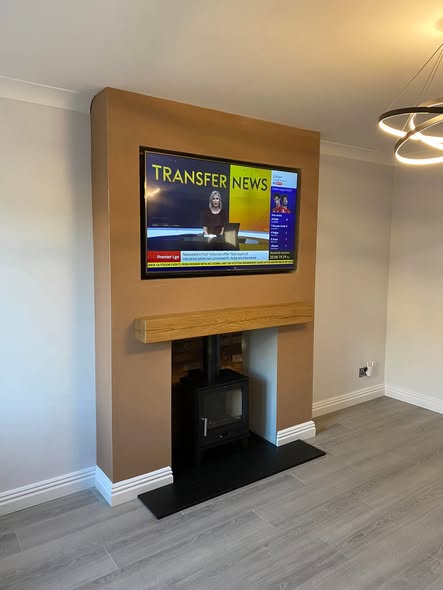 Whitley Bay Fireplace Transformation Retaining Cast Iron Surround