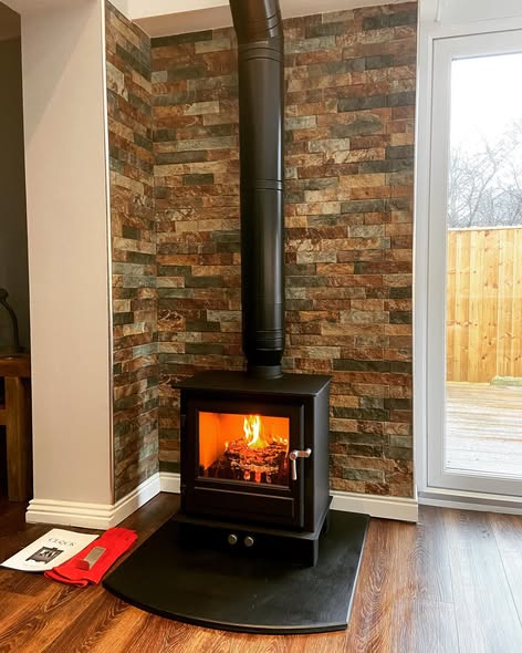 Clock Blithfield 5 Stove Through Conservatory Warm Roof