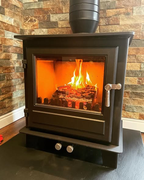 Clock Blithfield 5 Stove Through Conservatory Warm Roof