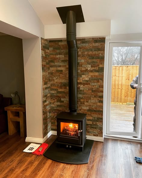 Clock Blithfield 5 Stove Through Conservatory Warm Roof