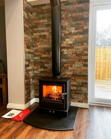 Clock Blithfield 5 Stove Through Conservatory Warm Roof