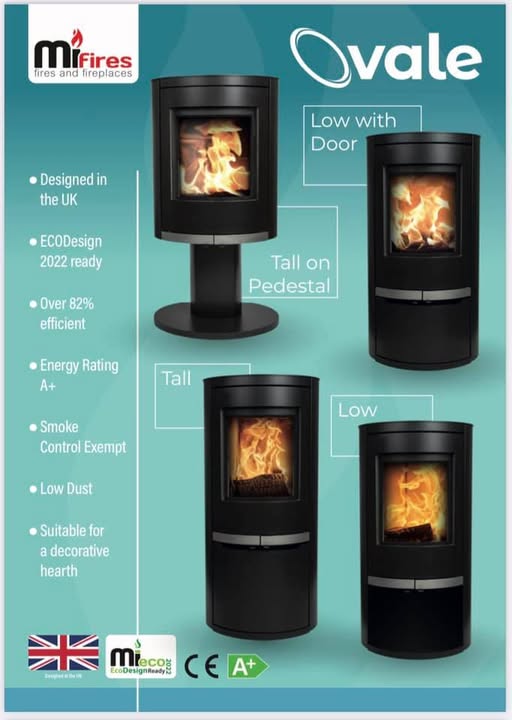 Norvik 5 Stove with Tiled Chamber in Ashington
