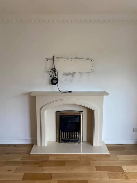 Vision VEL 90 Electric Fire Replacement in Cramlington