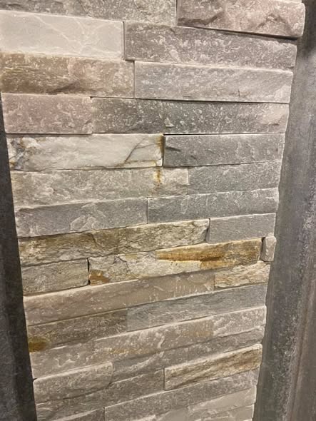 Cottage Limestone Fireplace Transformation in Blyth